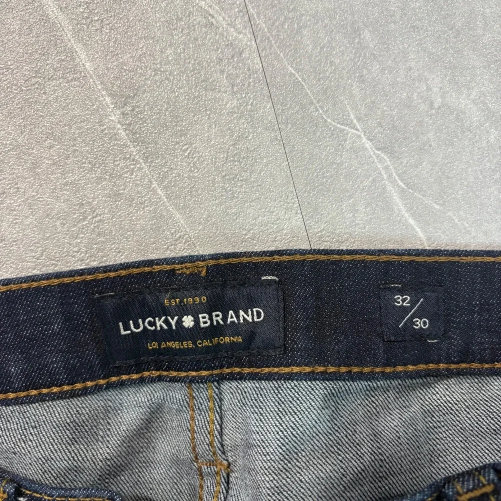 Lucky Brand 363 Straight Leg Jeans Mens 32x30 Dark Wash Indigo Denim Pants